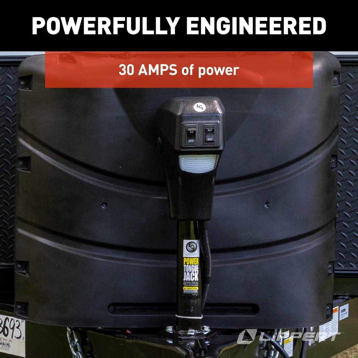 Electric Tongue Jack (Black) 3500#